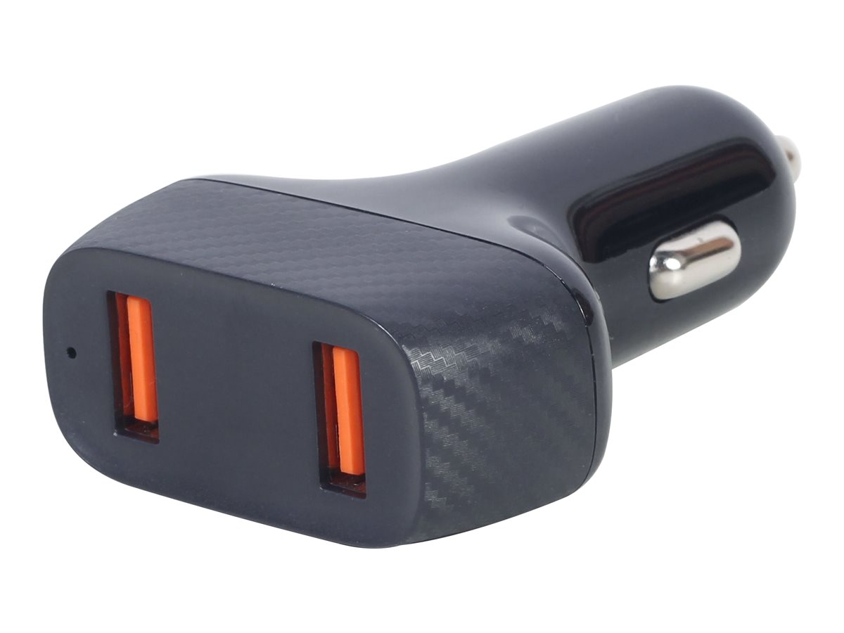 Ładowarka samochodowa  USB  36W  2 porty  QC 3.0  Gembird