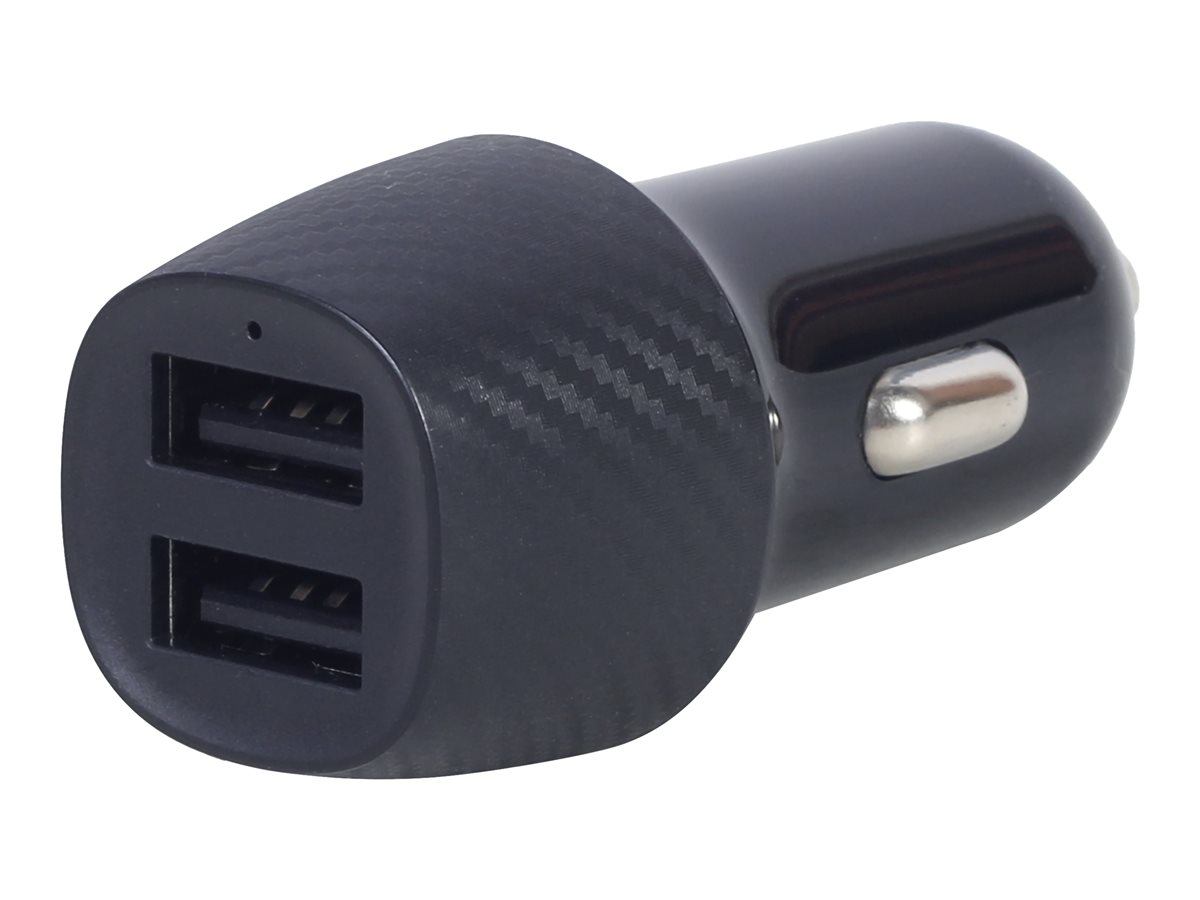 Ładowarka samochodowa  USB  24W  2 porty  Gembird