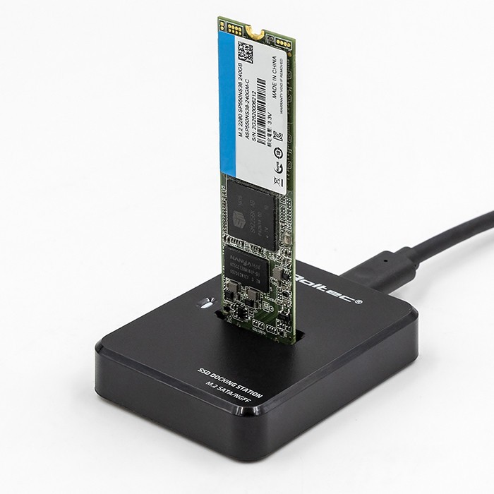 Stacja dokująca dla dysków SSD M.2  USB-C  Qoltec