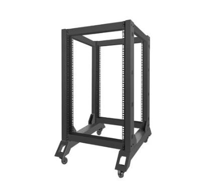Szafa stojąca Open Rack rack 19''  18U 600x800mm  Czarna  Langberg