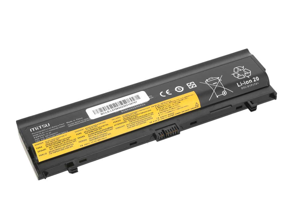 Bateria do laptopa Lenovo ThinkPad L560; L570  10.8 V  4400 mAh