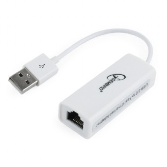 Karta sieciowa USB 2.0 LAN 10/100 Mb/s RJ45  Gembird