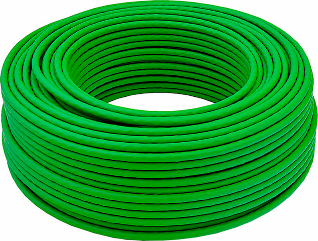 Kabel sieciowy S/FTP skrętka, Drut 100 m  kat. 8.2  Zielony  Digitus