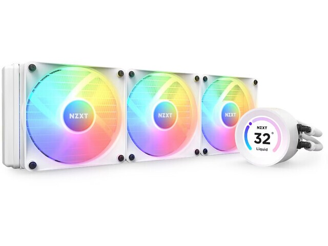 Chłodzenie wodne NZXT Kraken Elite 360 RGB LCD  White