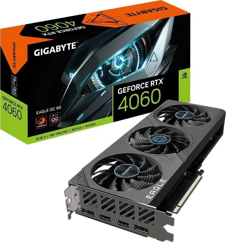 GeForce RTX 4060  8GB  Gigabyte  Eagle OC