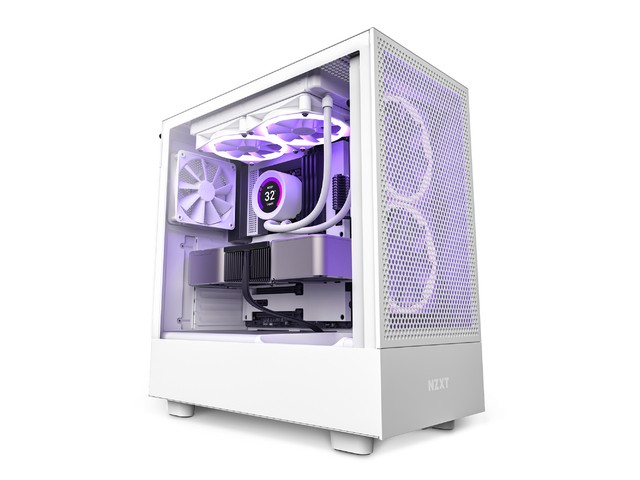 Obudowa NZXT H5 Flow z oknem  Biała