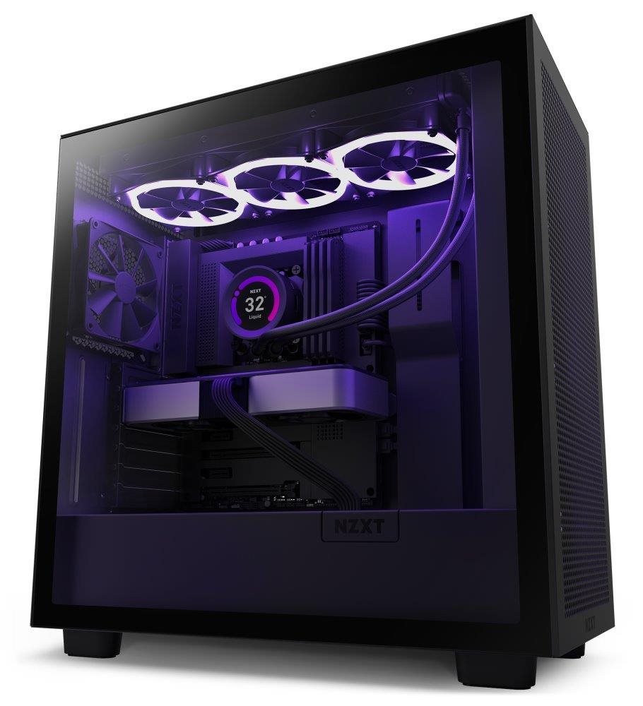 Obudowa NZXT H7 Flow z oknem  Czarna