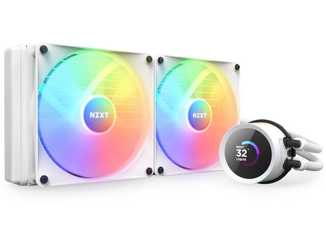 Chłodzenie wodne NZXT Kraken 280 RGB LCD  White