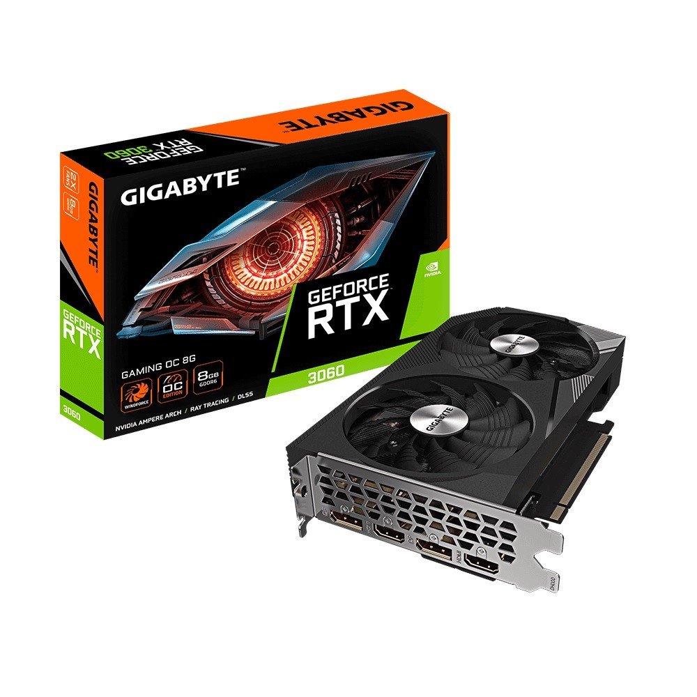 GeForce RTX 3060   8GB  Gigabyte  Gaming OC