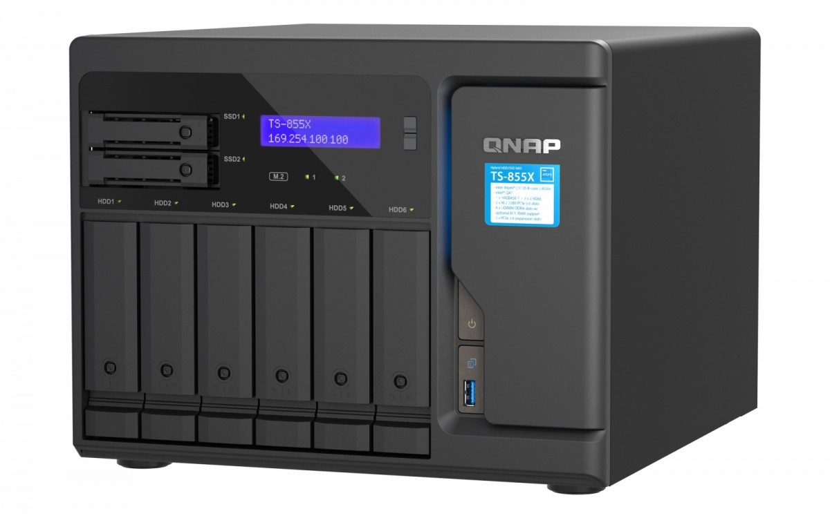 Sieciowy serwer plików NAS QNAP TS-855X-8G