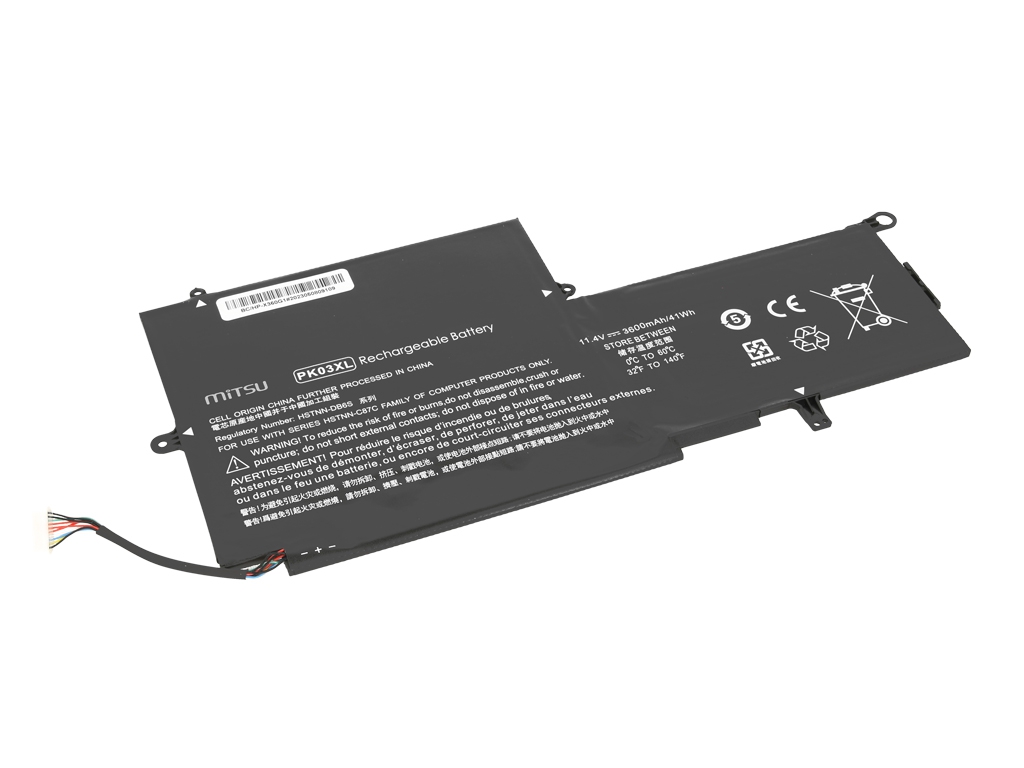 Bateria do laptopa HP Envy x360 13, Spectre Pro x360 G1  11.4  3600 mAh