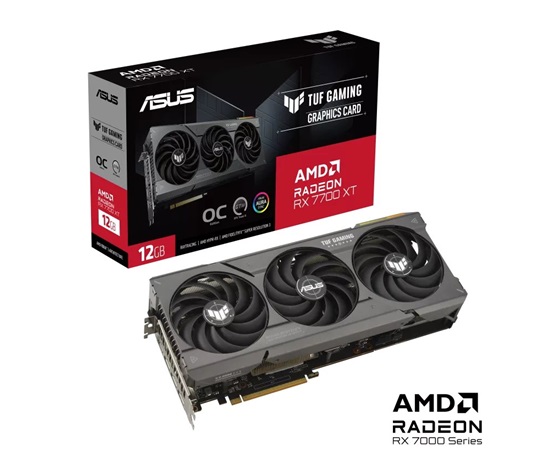 Radeon RX 7700 XT  12GB  Asus TUF Gaming OC Edition