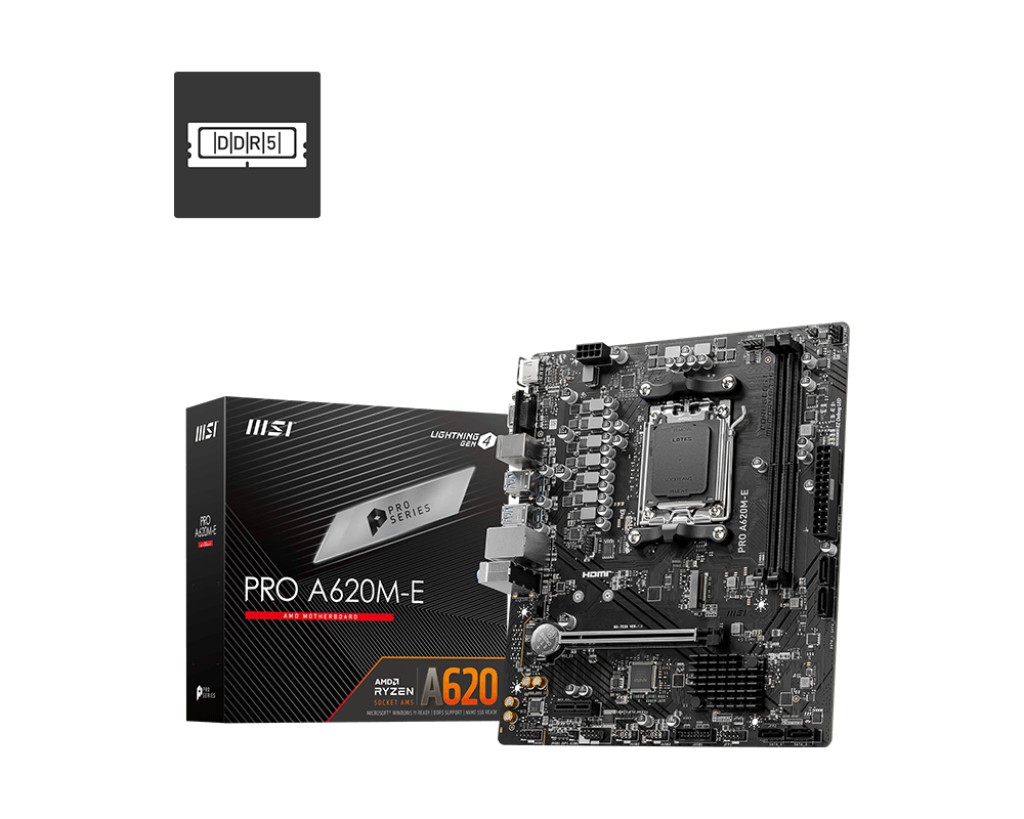 Płyta Socket AM5  MSI PRO A620M-E