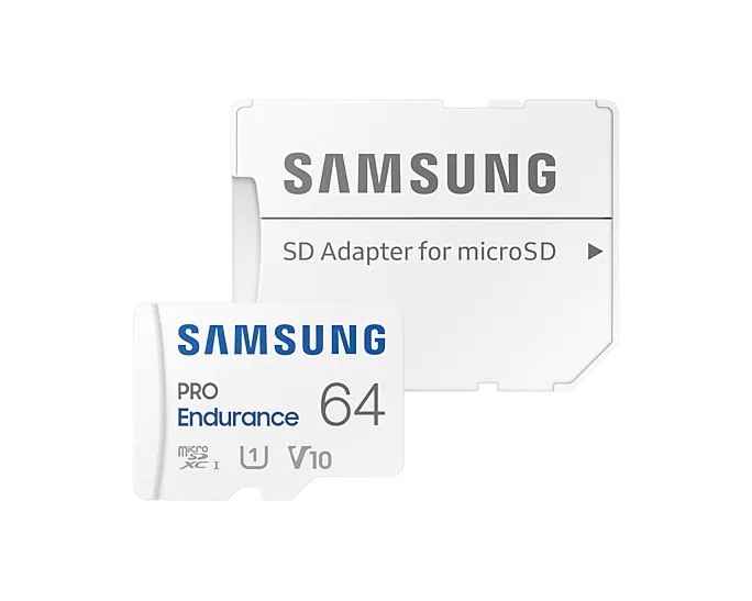 - karta pamieci MicroSD   64GB SDXC  Samsung PRO Endurance + Adapter SD!  40MB/100MB