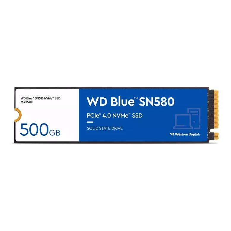 SSD M.2 NVMe PCIe Gen.4   500GB  WD Blue SN580