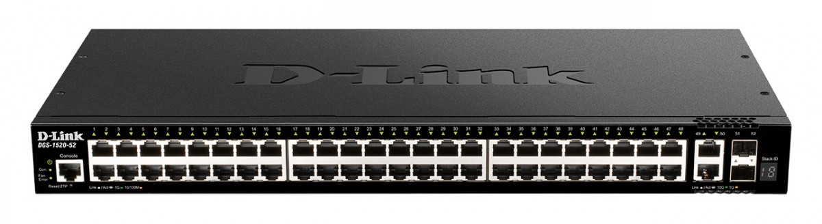 Switch D-Link DGS-1520-52  48xGE 2x10GE 2xSFP+