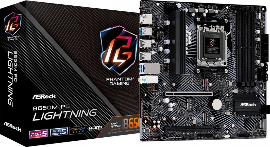 Płyta Socket AM5  ASRock B650M PG LIGHTNING