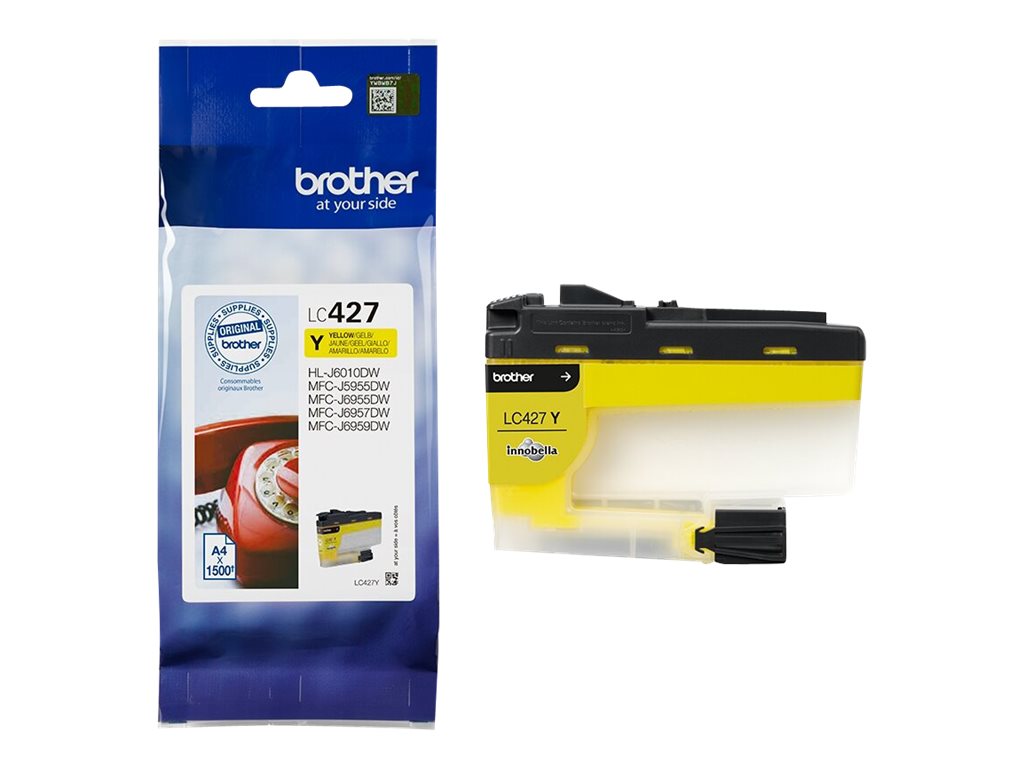 Tusz Brother LC427Y  Yellow  1500 str.