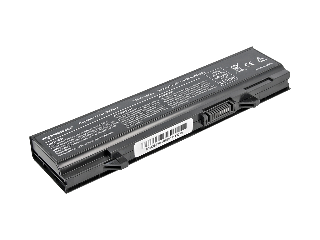 Bateria do laptopa Dell Latitude E5400; E5500  11.1 V  4400 mAh