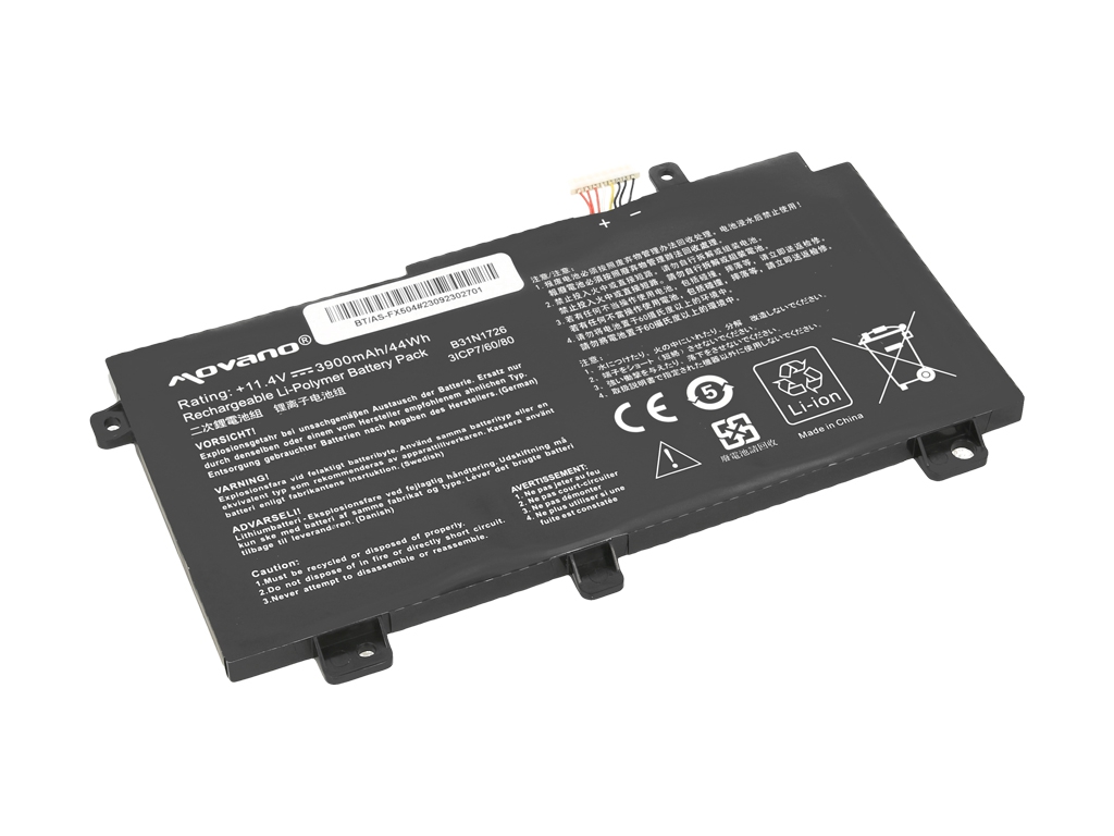 Bateria do laptopa Asus TUF Gaming FX504; FX505; FX80G  11.4 V  3900 mAh