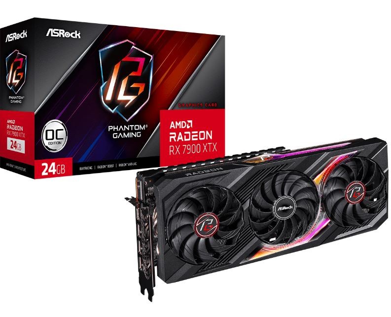 Radeon RX 7900 XTX  24GB  ASRock  Phantom Gaming OC