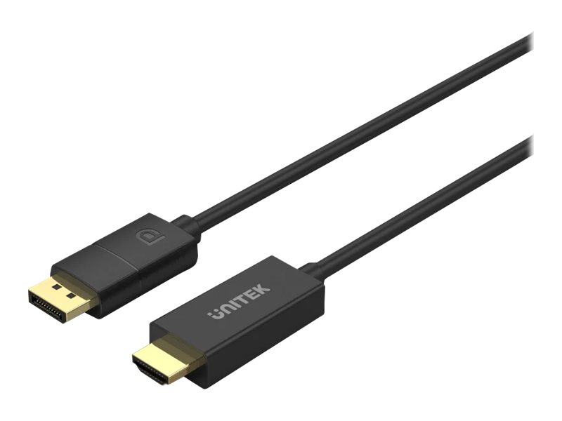Kabel DisplayPort męski na HDMI męski   1.8 m  Unitek 4K