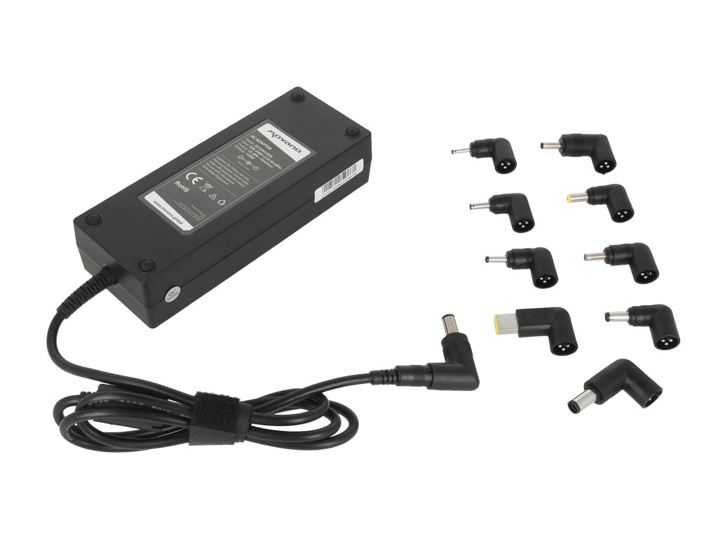 Zasilacz sieciowy do laptopa Uniwersalny 15 - 20V 120W  10 wtyków