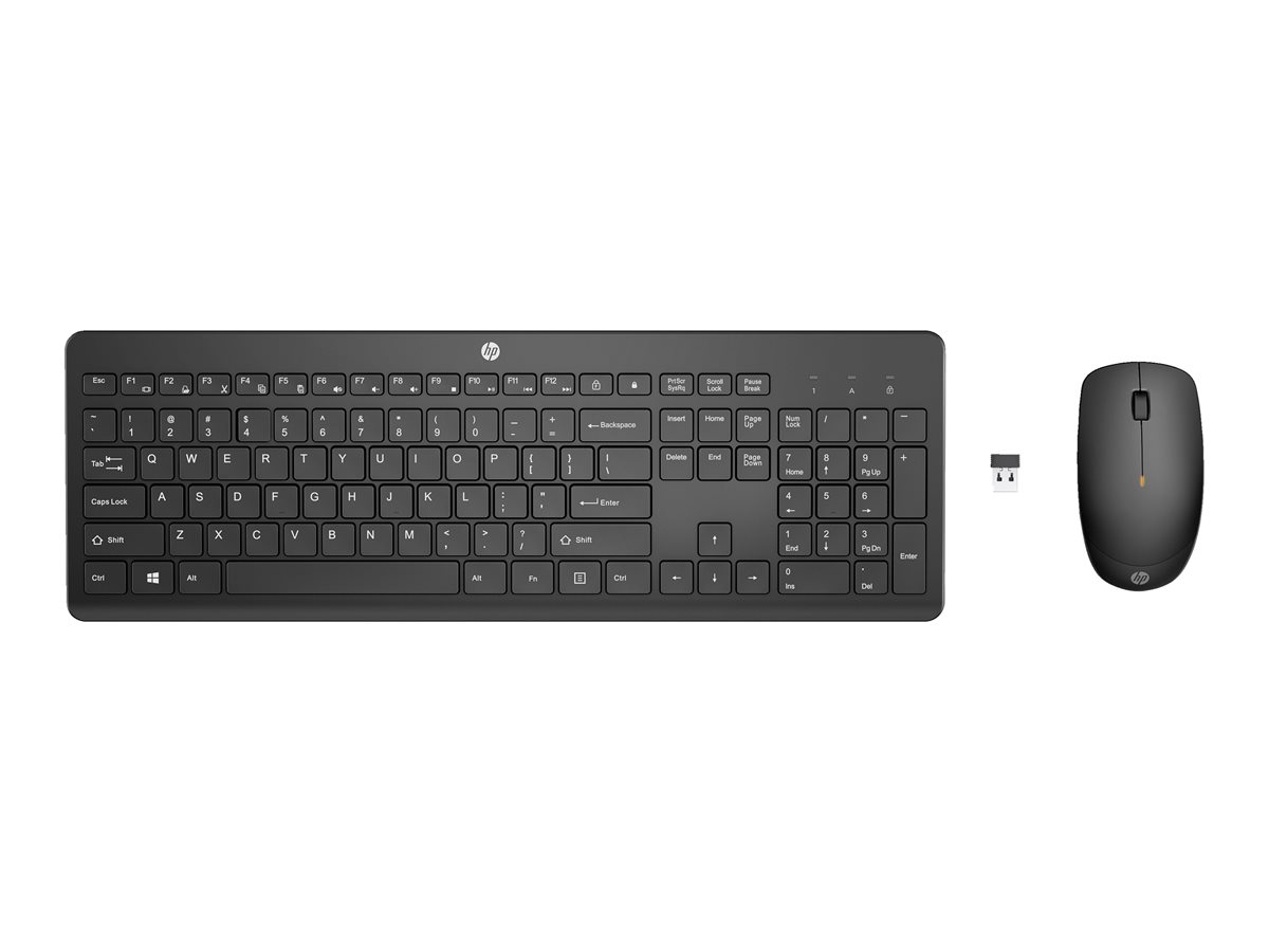 Zestaw bezprzewodowy klawiatura + mysz HP 650  Czarny