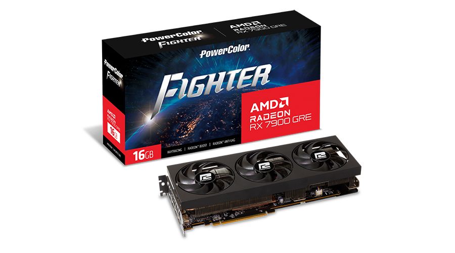 Radeon RX 7900 GRE  16GB  PowerColor  Fighter