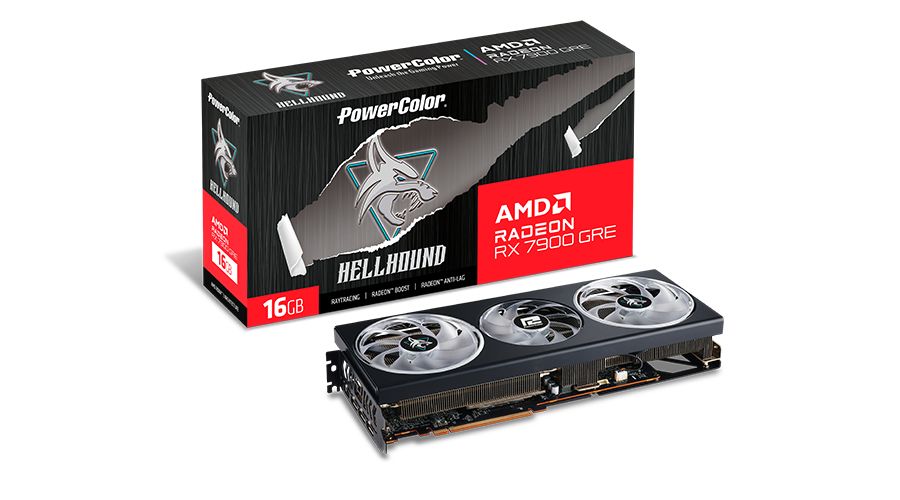 Radeon RX 7900 GRE  16GB  PowerColor  Hellhound