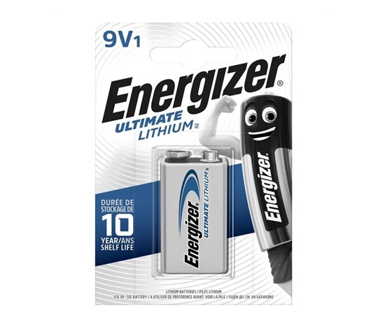 Bateria LR61 9V 1 szt.  Energizer Ultimate Lithium