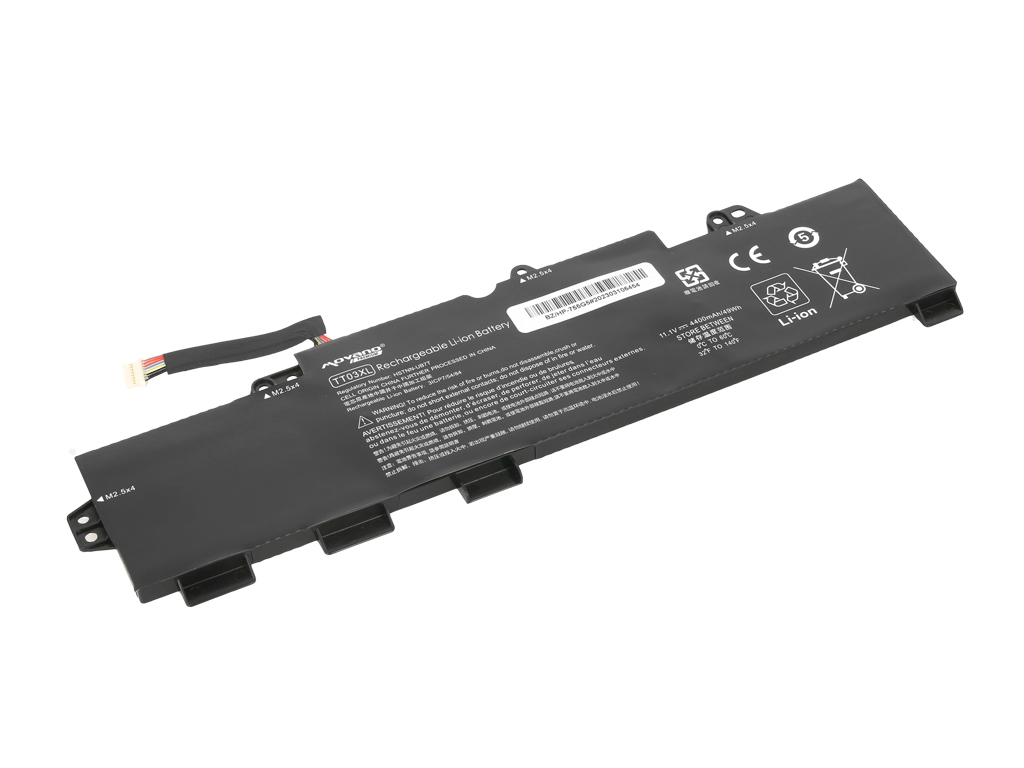 Bateria do laptopa HP EliteBook 755 G5, 850 G5  11.1 V  4400 mAh