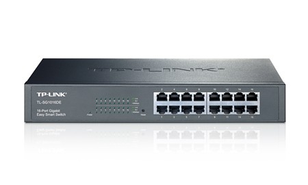 Switch TP-Link TL-SG1016DE 16x10/100/1000 MB/s  Easy Smart Rack