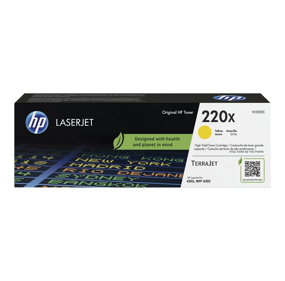Toner HP 220X  W2202X  Yellow  5500 str.
