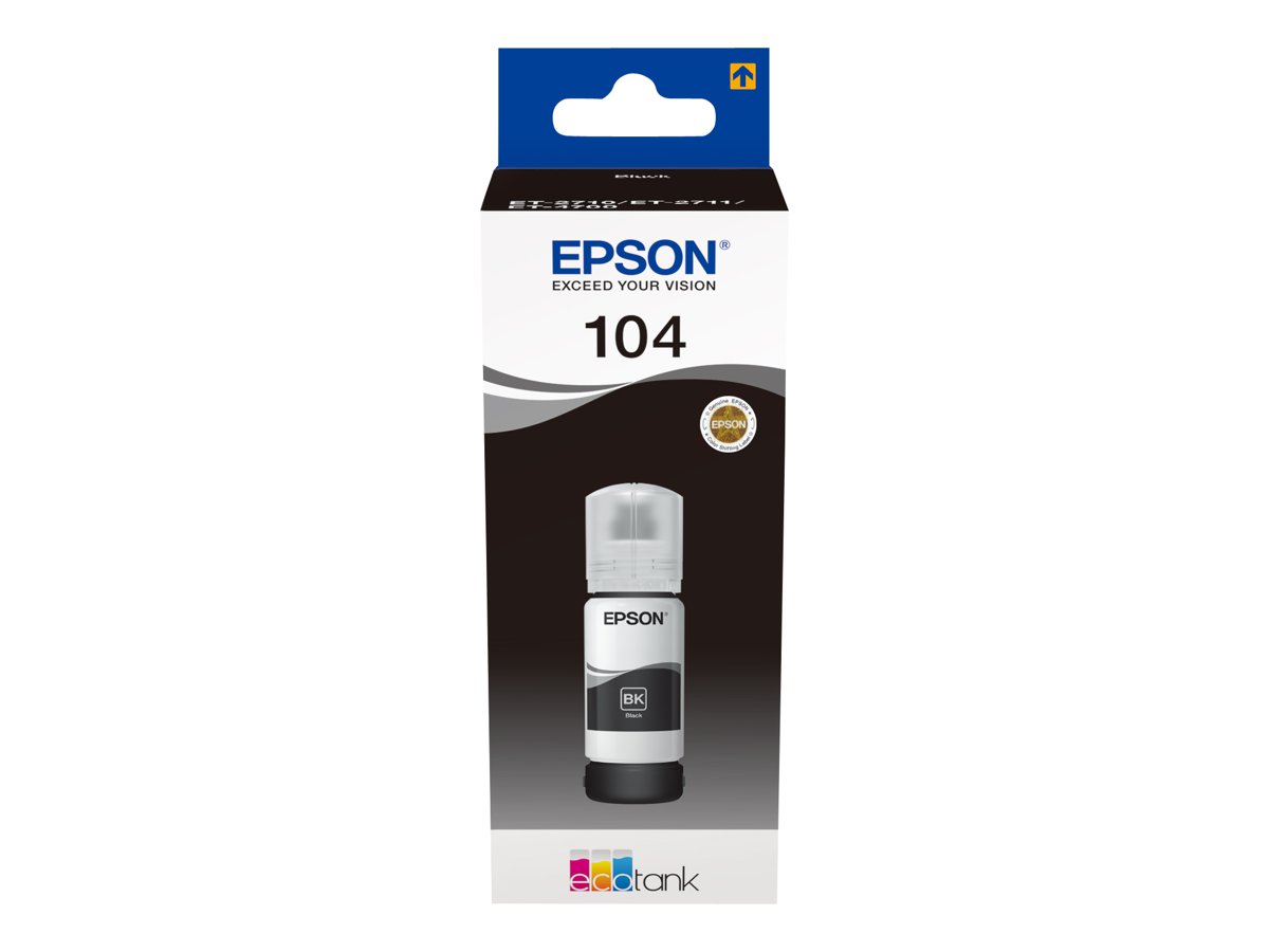 Tusz Epson 104  Black  EcoTank  4500 str.