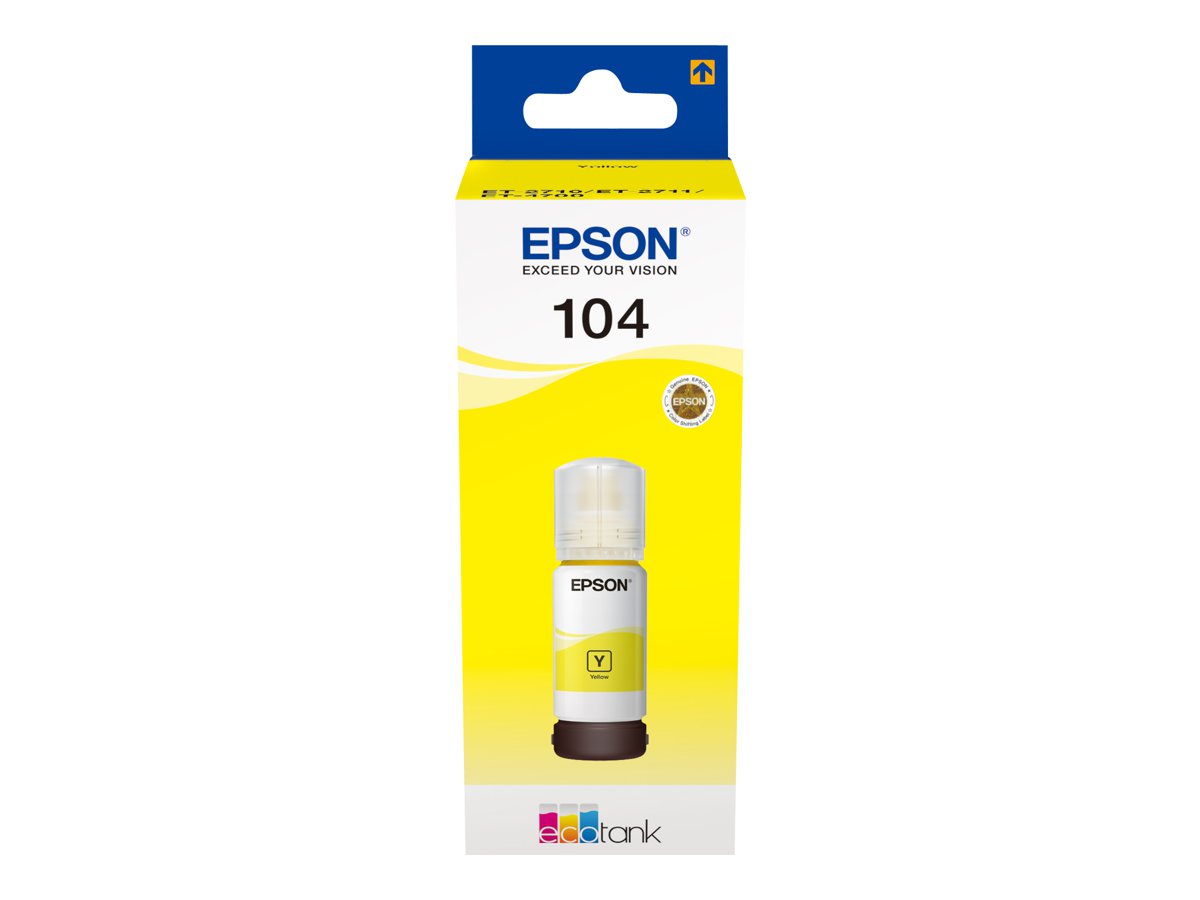 Tusz Epson 104  Yellow EcoTank  7500 str.
