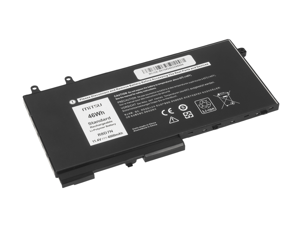 Bateria do laptopa Dell Latitude 5400, 5410, 5500, 5510  11.4 V  4000 mAh