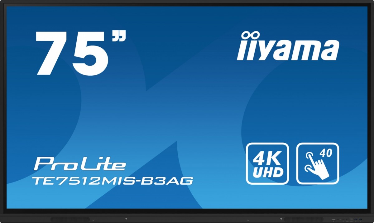 Monitor interaktywny iiyama 75" TE7512MIS-B3AG