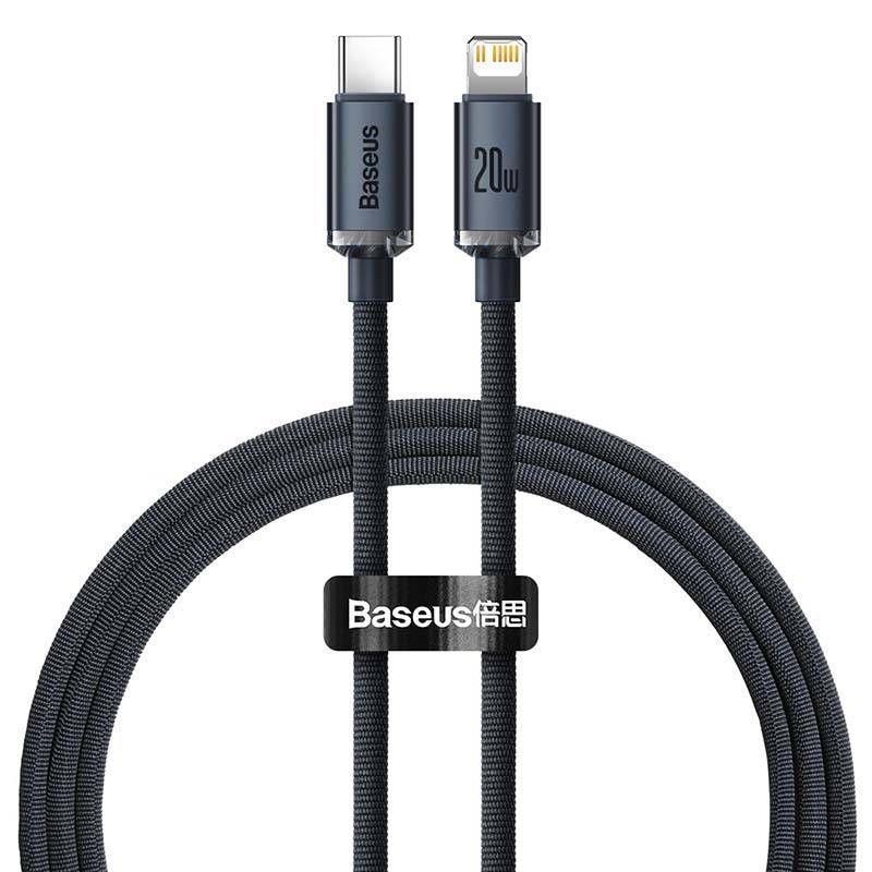 Kabel USB Type-C na Lightning  20W  1.0 m  Czarny  Baseus