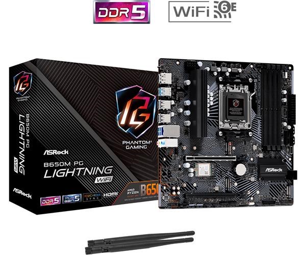 Płyta Socket AM5  ASRock B650M PG LIGHTNING WIFI