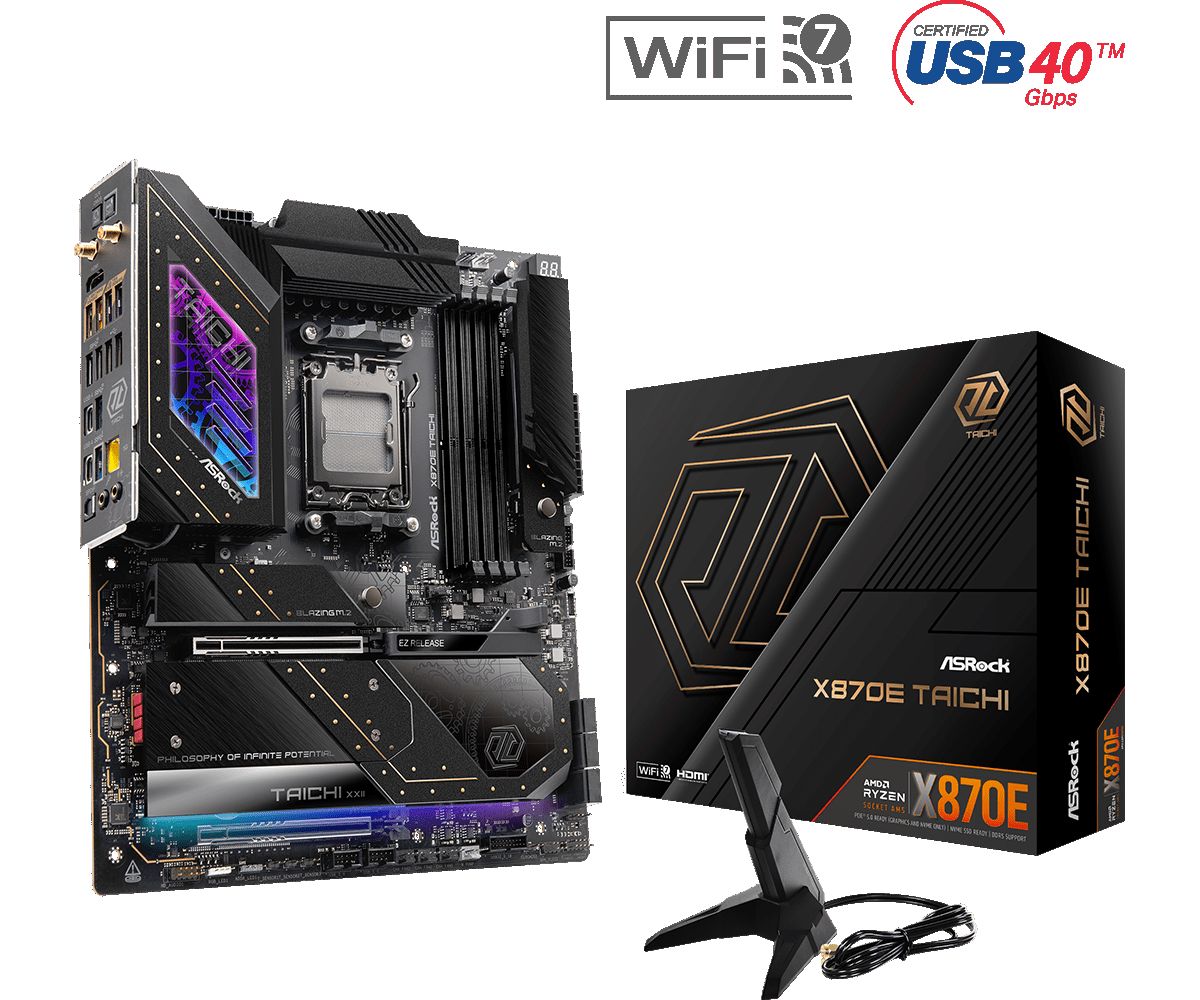 Płyta Socket AM5  ASRock X870E TAICHI