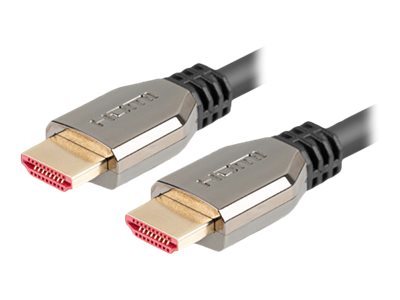 Kabel HDMI męski na HDMI męski  v.2.1   1.8 m  Lanberg 8K