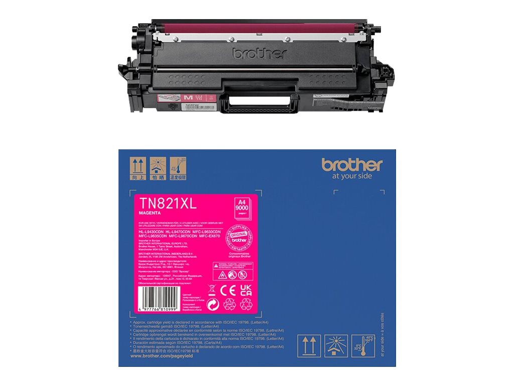 Toner Brother  TN-821XLM  Magenta  9000 str.