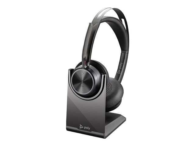 Słuchawki bezprzewodowe Poly Voyager Focus 2 USB-A + Podstawka ładująca