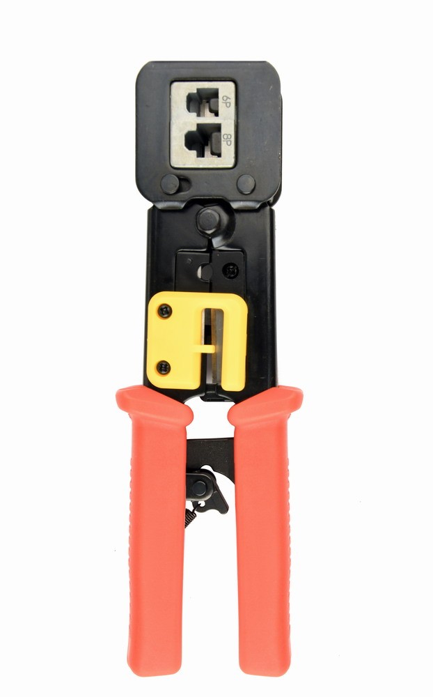 Zaciskarka wtyków RJ45; RJ11; RJ12  przelotowych  Gembird
