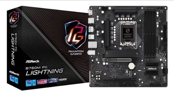 Płyta Socket LGA1700  ASRock B760M PG LIGHTNING