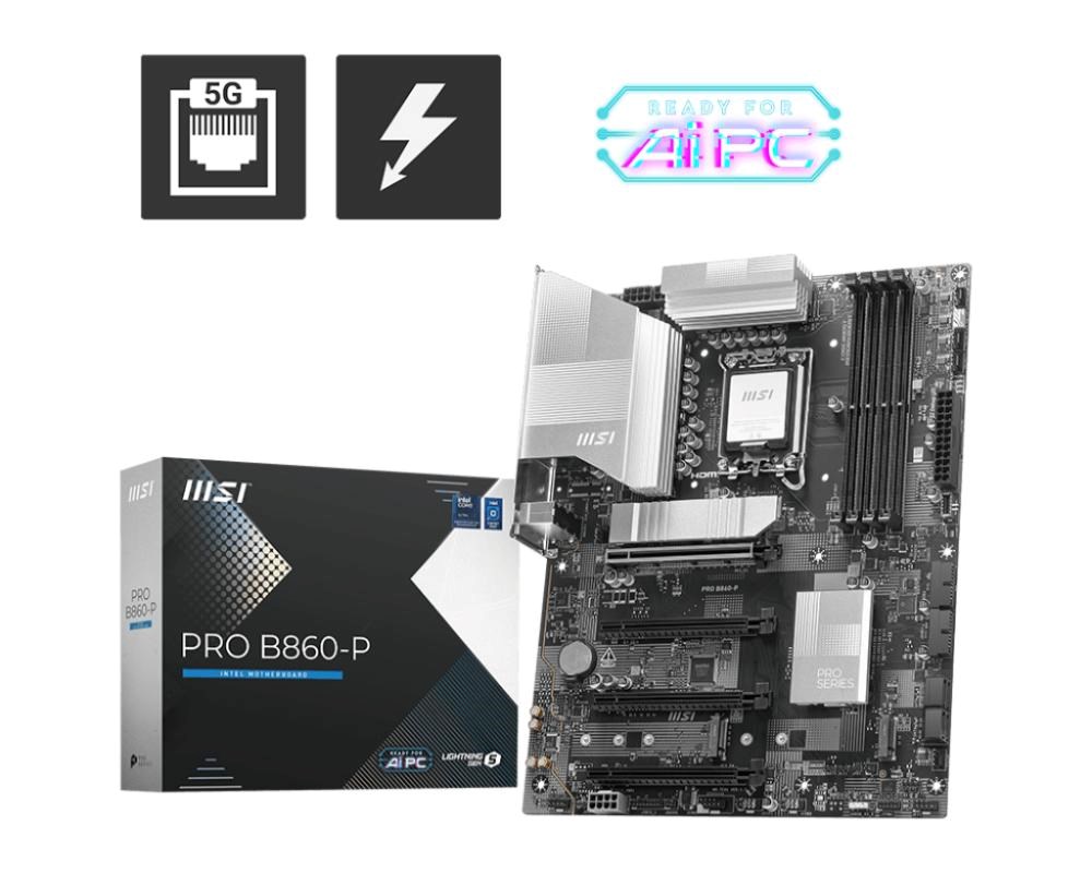 Płyta Socket LGA1851  MSI PRO B860-P