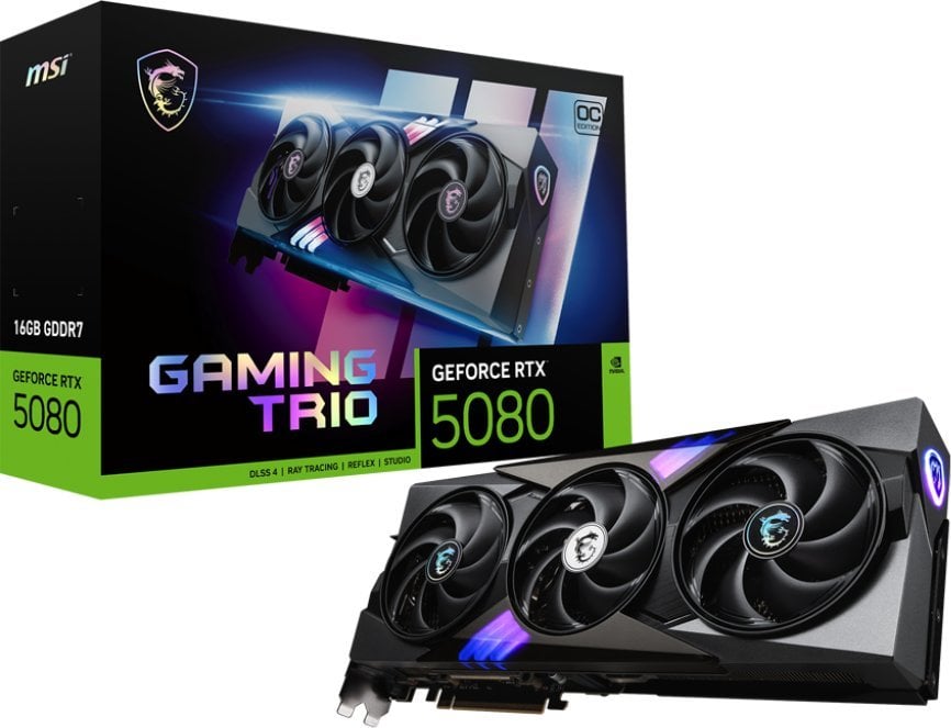 GeForce RTX 5080  16GB  MSI  Gaming Trio OC