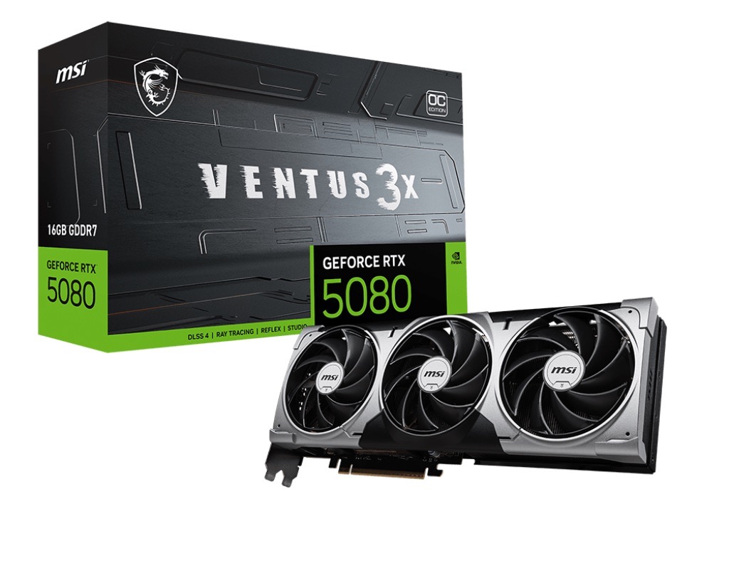 GeForce RTX 5080  16GB  MSI  Ventus 3X OC