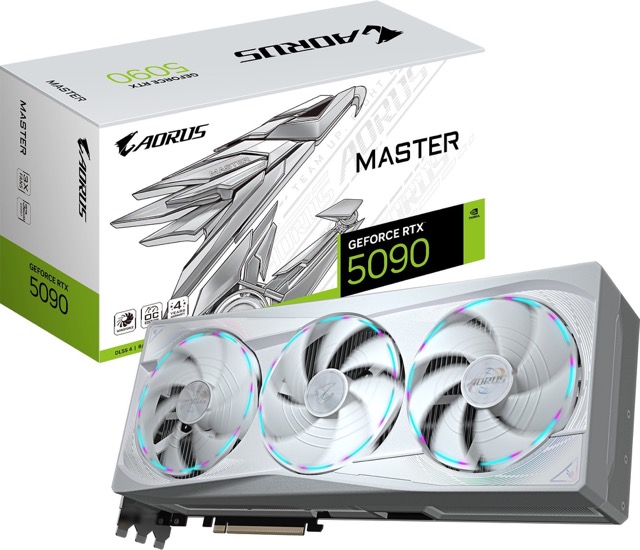 GeForce RTX 5090  32GB  Gigabyte  AORUS Master Ice